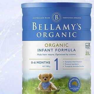 BELLAMY'S 贝拉米 经典系列 有机婴儿奶粉 澳版 1段 900g