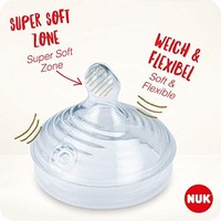 NUK Nature Sense 奶瓶套装 3X 260ml，6～18个月，不含BPA，粉色