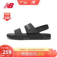 new balance NB官方夏季男鞋女鞋NCLAY系列SUFNCLAK休闲运动凉鞋 黑色 SUFNCLAK 38.5(脚长24cm)