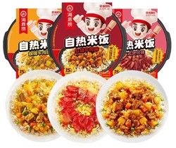 海底捞 自热米饭  3盒（咖喱牛肉272g+红烧牛肉272g+广式煲仔187g）