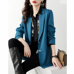 KEMANYA 珂曼雅 时尚秋季新款简约纯色气质通勤小众设计感气质干练女式外套西装