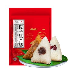 西安饭庄 豆沙红枣甜粽 100g*6只