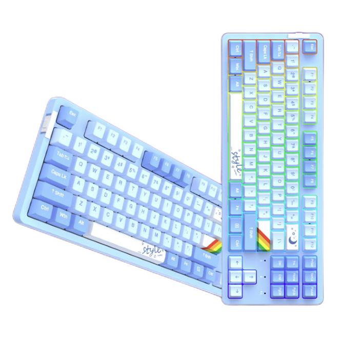 Dareu 达尔优 A87 Pro 三模机械键盘 87键 紫金轴Pro