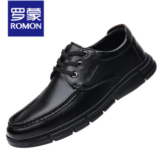 ROMON 罗蒙 PLUS专享：罗蒙（ROMON）男士套脚商务皮鞋