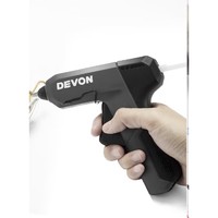 DEVON 大有 热熔胶枪7mm胶棒家用手工DIY款高粘热熔枪 灰色款