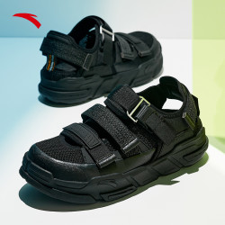 anta安踏包头运动凉鞋男鞋2022夏季新款潮流厚底软底休闲外穿户外凉拖