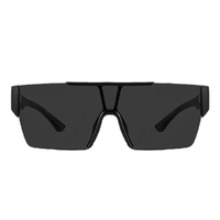 Helen Keller 海伦凯勒 男女款太阳镜 H-SPORTN02 亮黑框全色灰片 76mm