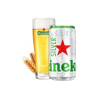 Heineken 喜力 星银 啤酒 248ml*24听