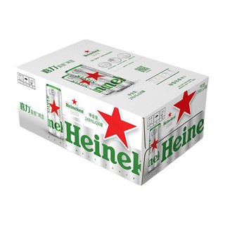 Heineken 喜力 星银 啤酒 248ml*24听