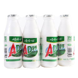 WAHAHA 娃哈哈 AD钙奶100g*6瓶哇哈哈含乳饮料 娃哈哈AD钙奶220g*4瓶