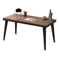 凡社 FZ1BX2 美式电脑桌 胡桃色+黑色 120*60cm
