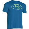 UNDER ARMOUR 安德玛 男士棉质圆领T恤时尚休闲舒适短袖1264715 Squadron/White Large