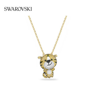 SWAROVSKI 施华洛世奇Zodiac Tiger系列5620291 老虎项链38cm【报价价格 ...