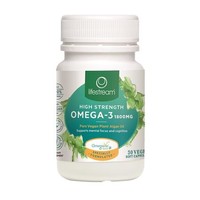 Lifestream 高强度Omega-3素食胶囊 30粒 改善大脑功能提高认知能力