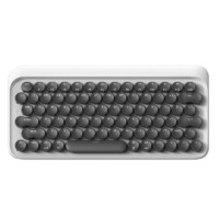 LOFREE 洛斐 圆点机械键盘无线蓝牙多功能电脑笔记本办公家用适用 白色圆点键盘