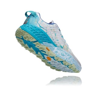 HOKA ONE ONE Speedgoat 4 男子越野跑鞋 1106525-TGT 白色/蓝色 42