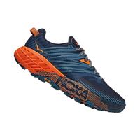 HOKA ONE ONE Speedgoat 4 男子越野跑鞋 1106525-RTPO 墨绿色/柿子橙 40.5