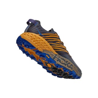 HOKA ONE ONE Speedgoat 4 男子越野跑鞋 1106525-CGYW 城堡灰/金黄色 46.5