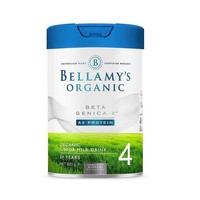BELLAMY'S 贝拉米 澳大利亚直邮bellamy's贝拉米白金版有机A2婴儿配方奶粉4段 800g