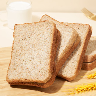 黑麦全麦吐司无糖精0脂肪减早餐粗杂粮饱腹低脂代餐面包片主食品