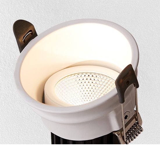 NVC Lighting 雷士照明 ESJJS1363 深防眩洗墙筒灯 雅白 7W暖黄光-角度不可调