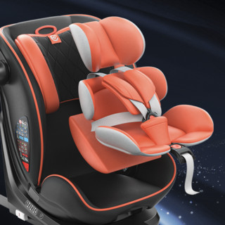 elittle 逸乐途 MJ-09 汽车儿童安全座椅 火星-烈焰橙