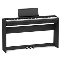 PLUS会员：Roland 罗兰 电钢琴 FP30X-BK黑色主机+原装木架+三踏板+礼包
