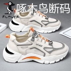 啄木鸟运动鞋袜_plover 啄木鸟 男鞋春夏季男士网面休闲百搭韩版潮流