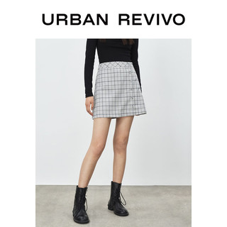 URBAN REVIVO 女士短款半身裙 YU04R5AE2000