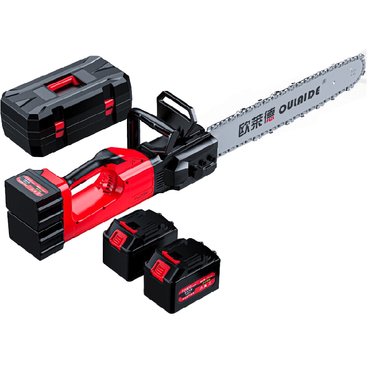 oulaide 欧莱德 充电式无刷电锯 尊享款 2锂电2链条