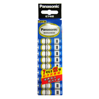 Panasonic 松下7号碳性干电池 1.5v 收音机/遥控/手电/钟表 12节装