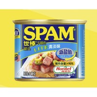 PLUS会员、周三购食惠：SPAM 世棒 午餐肉罐头 清淡口味 340g