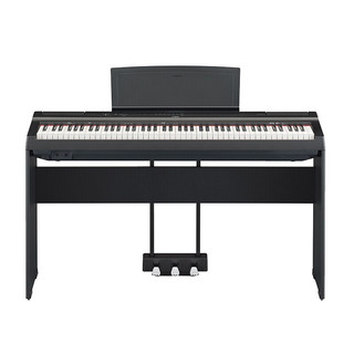 YAMAHA 雅马哈 P系列 P-125B 电钢琴 88键重锤 黑色 单机+琴架+三踏板