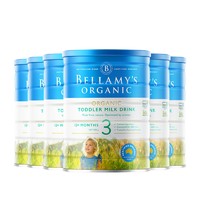BELLAMY'S 贝拉米 澳洲贝拉米有机幼儿配方牛奶粉3段900g*6罐