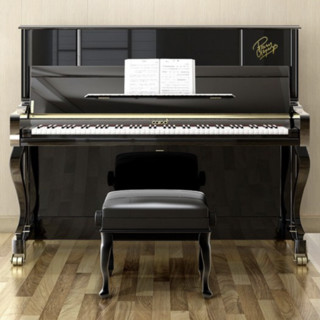 CAROD 卡罗德 C系列 CJ3 立式钢琴 123cm 黑色 专业演奏级 理查德签名款