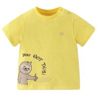 gb 好孩子 WW21230161 儿童短袖T恤 柠檬黄 100cm