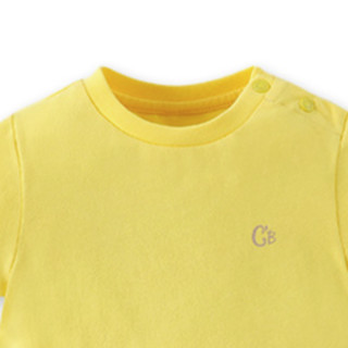 gb 好孩子 WW21230161 儿童短袖T恤 柠檬黄 110cm