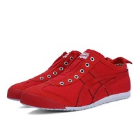 Onitsuka Tiger 鬼塚虎 MEXICO 66 SLIP-ON系列 中性休闲运动鞋 D3K0N-600 红色 42