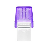 Kingston 金士顿 DTDUO3C USB3.1 U盘 银紫色 128GB USB/Type-C