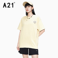 A21 女士T恤 杏色 M
