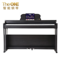 The ONE 壹枱 智能电钢琴 88键重锤 数码电子钢琴立式 家用儿童初学 成人专业考级 PLAY旗舰版 黑色