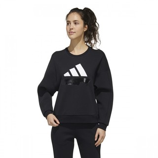 adidas 阿迪达斯 SWEAT REBEL 女子运动卫衣 GG3394 黑色 XL