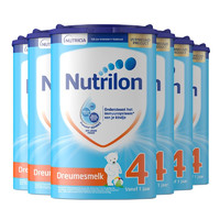 Nutrilon 诺优能 儿童奶粉 荷兰版 4段 800g*6罐 易乐罐