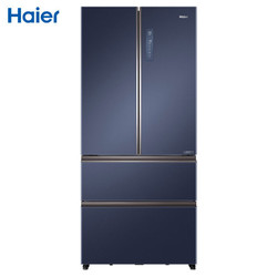 Haier 海尔 飨宴肤感系列 BCD-558WSGKU1 风冷多门冰箱 558L 晶釉蓝