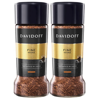 PLUS会员：DAVIDOFF 黑咖啡 100g*2瓶