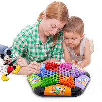 Disney 迪士尼 跳棋男女孩桌面游戏米奇**益智早教亲子互动玩具
