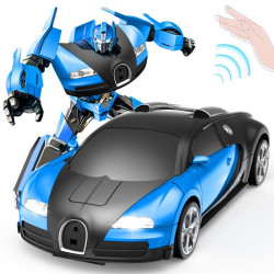 童年主题感应变形车遥控汽车机器人大型32cm男孩儿童玩具车rc遥控车