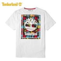 Timberland 官方正品大logo印花T恤衫男夏季运动棉短袖A246D