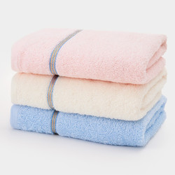 纯棉毛巾简约风格-2条装混发