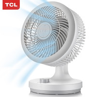 TCL 电风扇/台扇/家用风扇/桌面小风扇 寝室办公台式节能低噪 机械摇头款/一年质保TXS-21FDY